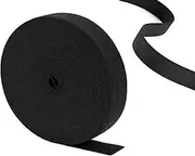 Elastic Band Elastic for Sewing 1.5 inch Wide Waistband | 40MM x 6 Yards | Elasticos para Costura | DENSCO Black Elastic Knit Spool High Elasticity (Black | 40 MM | 6 Yard)