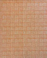 Quadrille China Seas Collection ZIGGURAT Linen Print Fabric Remnant