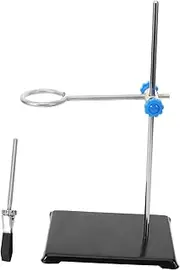 Mobestech Sturdy Lab Stand Clamp Chemistry Lab Equipment Support Stand Metalware