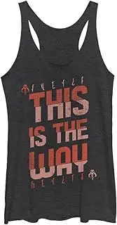 [STAR WARS] Mandalorian Only Way Women's Racerback Tank Top