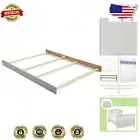 Non-Toxic Gray Bed Rails Conversion Kit for Baby Cache Cribs - Safe & Stylish