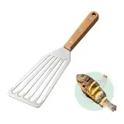 Stainless Steel Fish Spatula Slotted Kitchen Cooking Turner for Flipping