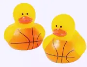 Mini Basketball Rubber Duckies Set of 2 (Free Shipping with 6 Purchases)