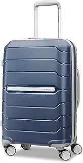 [Samsonite] Unisex-Adult Freeform Hardside Expandable with Double Spinner Wheels, Navy, Carry-On 21-Inch, Freeform Hardside Expandable with Double Spinner Wheels