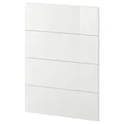 METOD 4 fronts for dishwasher, Ringhult white, 60 cm