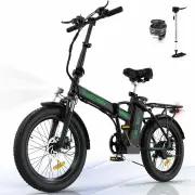 [EU Direct] HITWAY BK11 Electric Bike 36V 12AH Battery 250W Motor 20*3.0inches 35-90KM Max Mileage 120KG Max Load Foldin