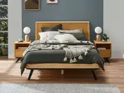 Eriksen Bed Frame - Queen / Natural