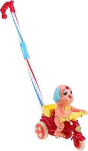 Toddler Push Walker Toy for Learning to Walk Infant Activity Walker Baby Push Pull Toys Adjustable Height Stroller
