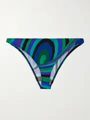 [PUCCI] PUCCI - Iride Baby Printed Bikini Briefs - Blue - x small x small Blue
