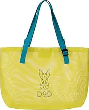 DOD BA137-YL Summertime Ami-Chan S Beach Bag, Pool Bag, Lightweight, 3.9 gal (14 L), Washable, Foldable, Mesh Bag, For Beach, Shopping, Swimming, Gym, Spa, Spa, Travel, Tote Bag