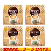 Nescafe White Coffee Original Bundle of 4 x 15 sticks - Malaysia Original Coffee