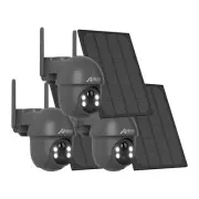 ANRAN 3/5MP Wireless Security Camera WiFi Battery Night Vision Solar Panel Audio