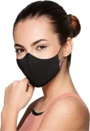 15 Bloch Soft Stretch Reusable Face Masks (5 Packs of 3) Black A001AP