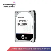 在飛比找Yahoo!奇摩拍賣優惠-WD西部數據機械硬碟6T UltraStar HC310企業