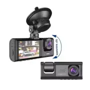 Dash Camera for Cars,4K Full UHD Car Camera Front Rear with 32GB Card ,Built-in