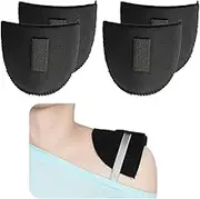 2 Sets Insertion Shoulder Pads, Thickness 1.0 cm, Foam Shoulder Pads, Stitched Shoulder Pads, Unisex Shoulder Pads, Slanted High and Low Shoulders, Suit Jackets, Suits, T-Shirts
