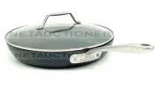 New ALL-CLAD 12" Hard Anodized Nonstick Fry Pan / Skillet with Lid Professional