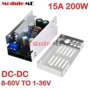 1-10PCS 200W 15A DC8-60V To DC1-36V Synchronous Buck Converter Step-down Module