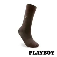 在飛比找PChome24h購物優惠-【PLAYBOY 男襪】百搭素色絲光紳士長襪