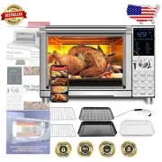 Smart Toaster Air Fryer with 4 Adjustable Racks & Integrated Temperature Probe