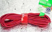 New Red (Blue Stripes) Bungee Cord 18 Feet Long 5.49 m Horizon Group USA 54684C