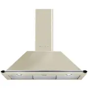 Smeg 90cm Canopy Rangehood - Panna Cream