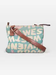 Logo Canvas Crossbody Bag