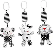 Generic Pram Toys for Infants with Animal Designs and Sensory Elements for Crib Mobile