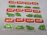 600 pcs VTG Sulyn 1/2" Rosette Flower Sequins Metallic Lime Green Sewing Crafts