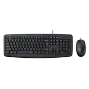 Rapoo NX1600 Wired Mouse & Keyboard Combo - Black [NX1600]