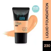 Maybelline New York Fit Me Matte+Poreless Liquid Foundation Tube 18ml, Nat. Buff