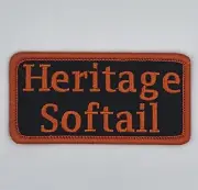 HERITAGE SOFTAIL HARLEY DAVIDSON BIKER PATCH IRON / SEW ON