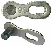 TDR 9 Speed Bicycle Chain Master Link Connector - Durable Steel Quick Install Joint for 9S Bike Chains, Reusable Replacement Part 2pcs