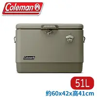 在飛比找樂天市場購物網優惠-【Coleman 美國 51L 經典鋼甲冰箱《鼠尾草》】CM