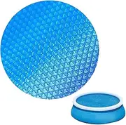 | Bubbles Solar Blanket for Inground Pools - Heat Retaining Floating Solar Blanket for Swimming Pool, Hot Tub, Spa, Pond, Bathtub