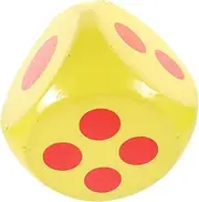 Sosoport Huge Foam Dice for Classroom Games Jumbo Dice Prop for Parties Fun Activities Math Learning Lightweight Design for Adults