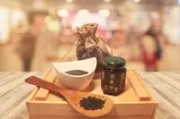 在飛比找松果購物優惠-100% 純黑芝麻醬 宜蘭在地製造 60g隨身罐 買十送一 