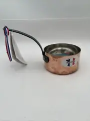 NEW Baumalu Copper 5” Diameter In French Sauce Pot Iron Handle 2.5” H