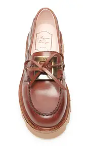 [Roger Vivier] Viv Rangers Leather Boat Shoes