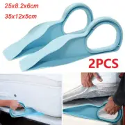 2x X-Large Ergonomic Mattress Lifter Wedge Elevator Bed Making Lifting Tool