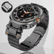 Luxury Titanium Strap For Samsung Galaxy Watch Ultra 47mm Mens Metal Band