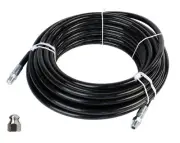 Schieffer 1/4" x 150' 4400 PSI Thermoplastic Sewer Jetter Hose & 5.5 Nozzle