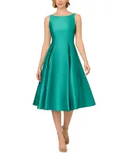 Adrianna Papell Sleeveless Tea-Length Dress