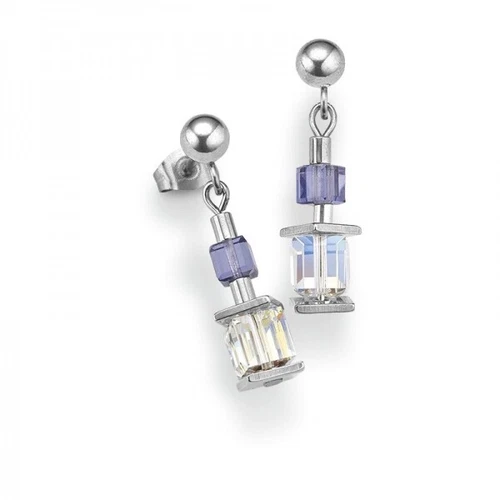 CEM ST9-067O Stainless Steel Earrings With Swarovski Crystal Women's Earrings