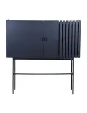 [Innovatec] Shanti Tall Side Board 120cm in Black