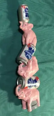 Pabst 'Elephant Come Home' PBR Beer Tap Handle Eugene Duane Mural Milwaukee NEW