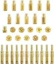 YAMAKATO Aftermarket 33pcs Carburetor Jet Kit w/ 11pcs Slow Pilot Jets and 22pcs Main Jets for Honda PWK Keihin OKO CVK KOSO PE PWM Yamaha Mikuni Carb Upgrade and Rebuild