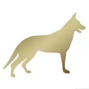 Dingo Australian Kelpie - Decal Sticker - Multiple Colors & Sizes - ebn6587