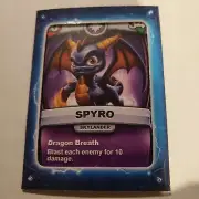 SKYLANDERS BATTLECAST CHARACTER CARDS, SPYRO #50 SKYLANDER CARD, NEW