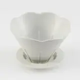 在飛比找遠傳friDay購物優惠-日本 YUKURI 陶瓷咖啡濾杯 - 白色